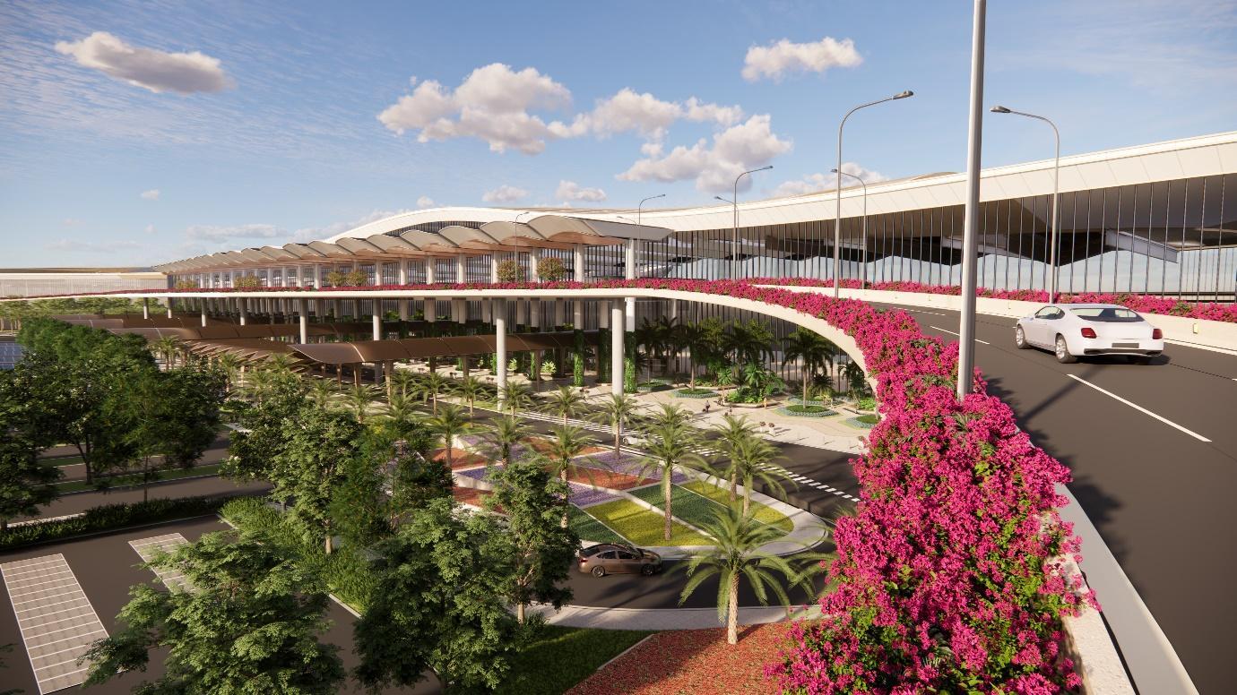 A building with a walkway and trees AI-generated content may be incorrect.