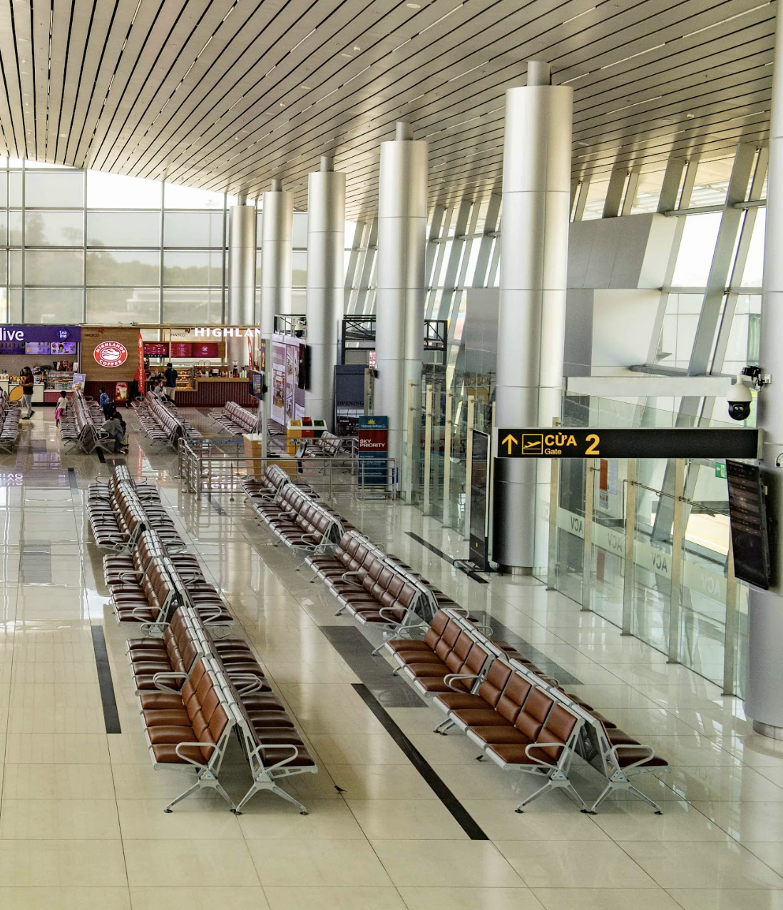 Departure waiting area